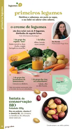 Pré-visualização Pingo Doce - Catálogo Fruta e Legumes válido de 20.05.2025 | Página: 10 | Produtos: Batata, Vitamina c, Cenoura, Couve