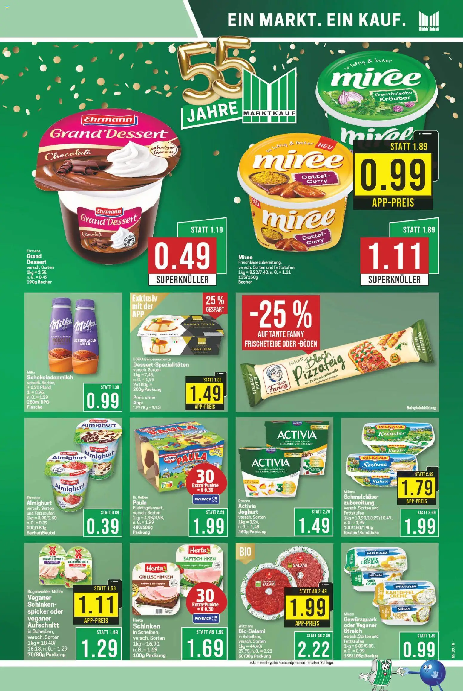 Marktkauf Prospekt 	 – gültig ab 23.02.2026 | Seite: 9 | Produkte: Milka, Creme, Milram, Schinken