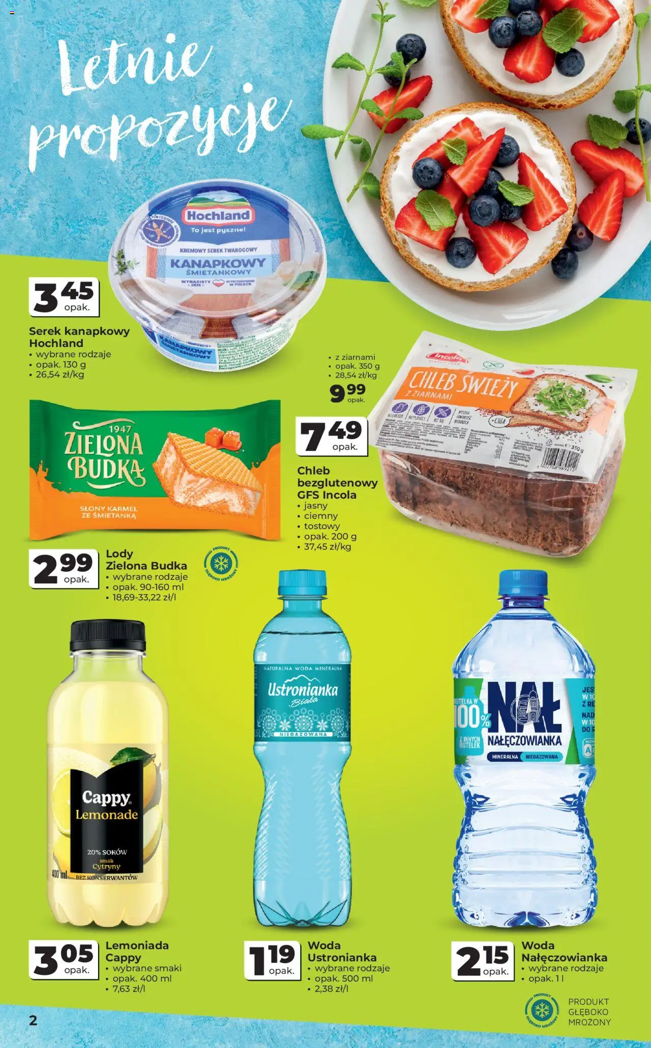 Odido Gazetka od 09.07.2025 | Strona: 2 | Produkty: Serek, Cytryny, Chleb, Chleb bezglutenowy