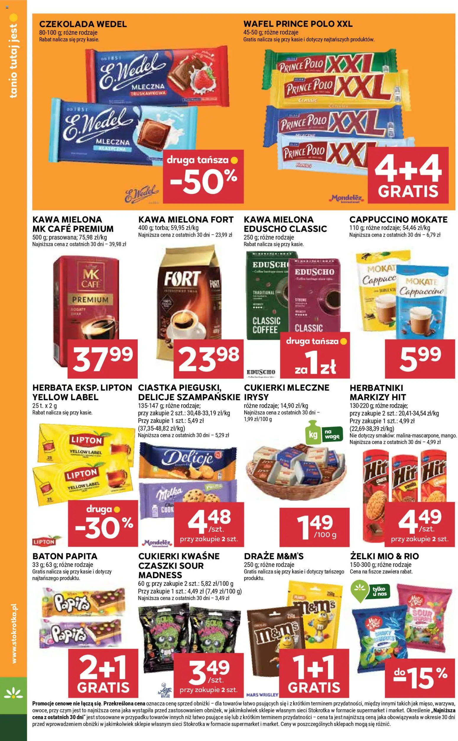 Stokrotka Gazetka od 29.12.2025 | Strona: 24 | Produkty: Prince polo xxl, Stokrotka, Cukierki mleczne, Czekolada
