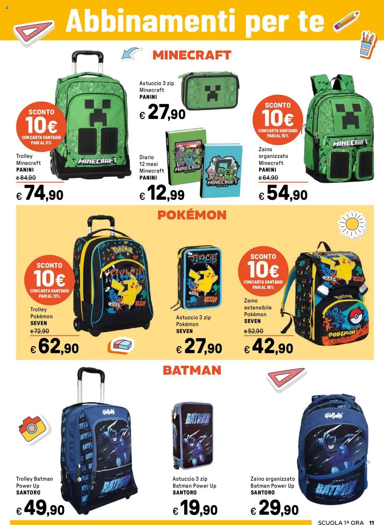 Volantino Iper del 18.07.2025 | Pagina: 11 | Prodotti: Tè, Zaino, Astuccio, Trolley