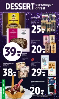 Gelato d'Italia is i glas*, Dybfrost. 360 ml. Literpris 105,56. Frit valg. 1 pakke. gyldig fra 27.12.2025 | Side: 12 | Produkter: Kaffe, Is, Vanilje, Nougat