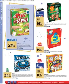 Carrefour Market - Prévisualisation de Carrefour Market La saison des jouets est ouverte valide à partir de 17.10.2025 | Page: 26 | Produits: Vidéo, Jeux, Jeux de société, Bananes