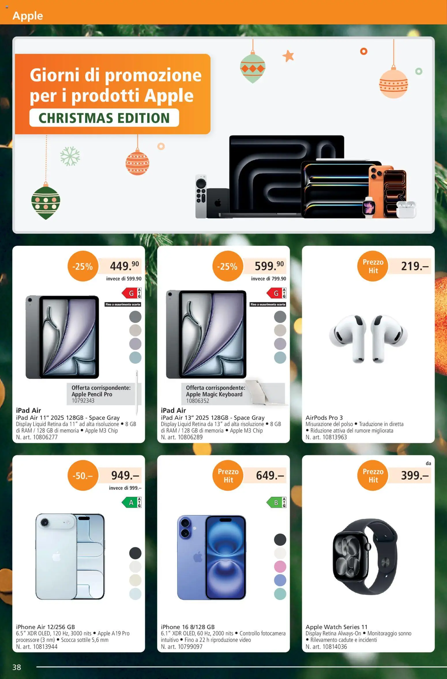 Fust Aktionen IT – gültig ab 01.12.2025 | Seite: 38 | Produkte: Apple, Airpods, Ipad, Apple Watch