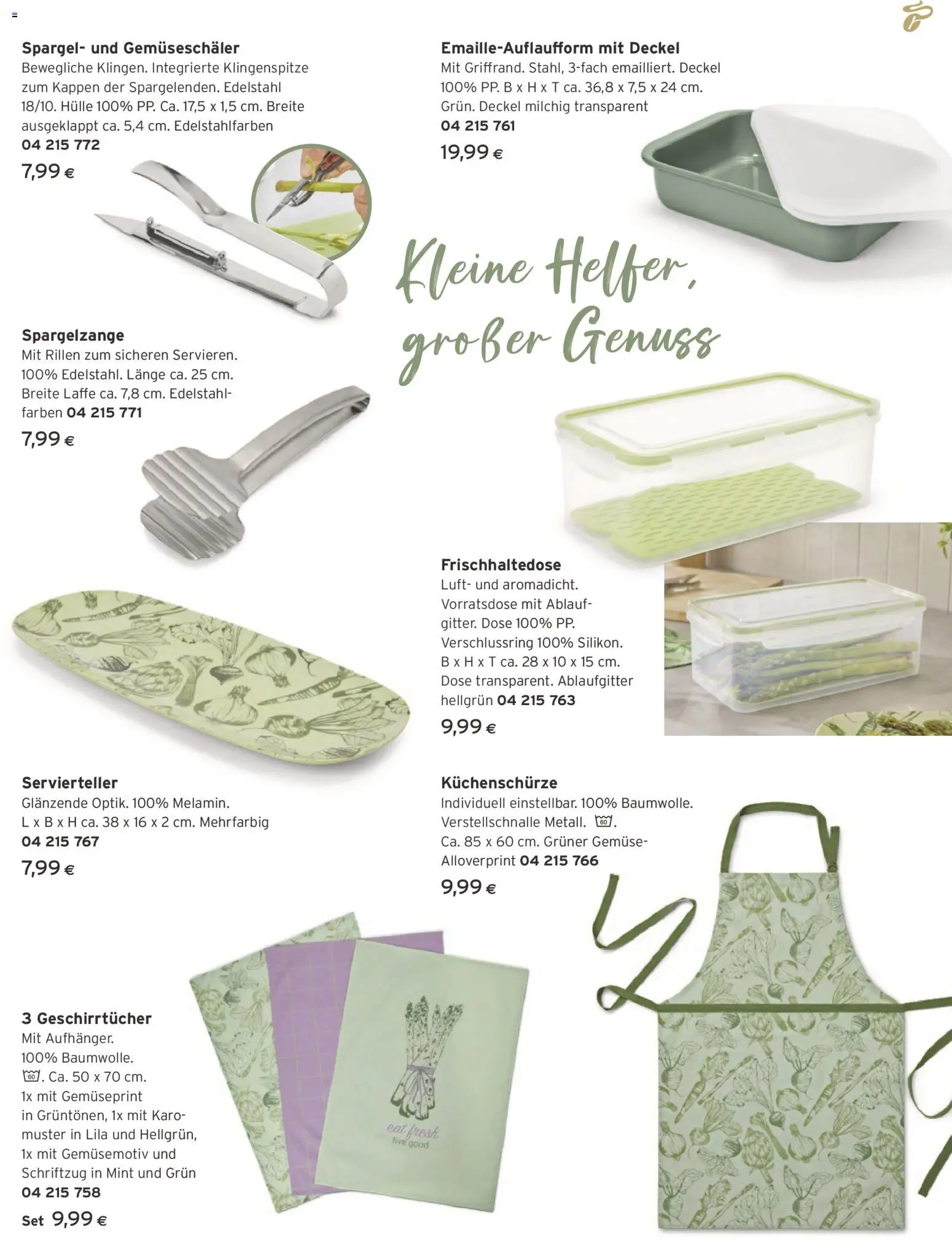 Tchibo Eduscho - Katalog April 2026 gültig ab 01.04.2026 | Seite: 85 | Produkte: Gemüse, Hülle