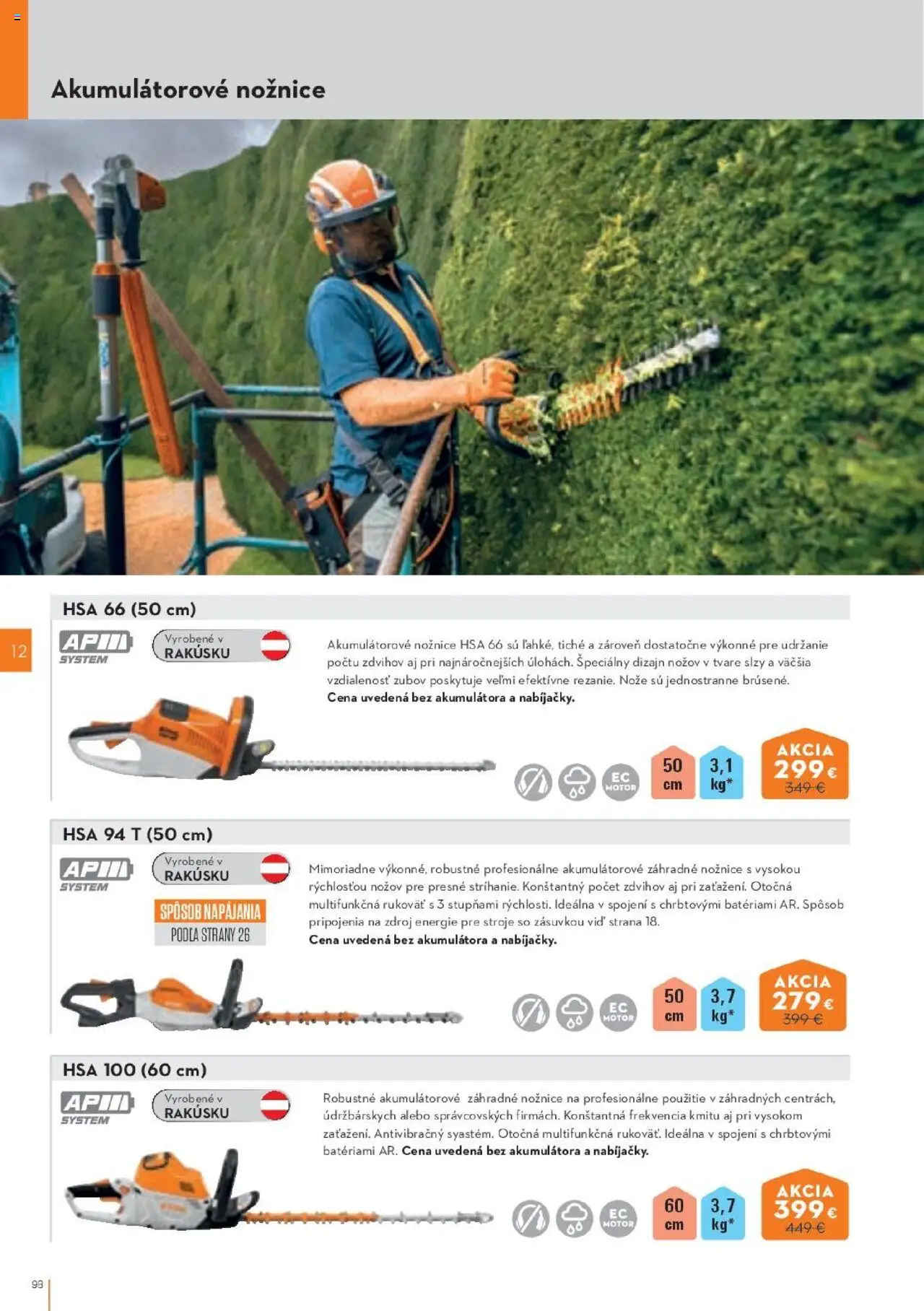 Nové STIHL akcie – leták je platný od 29.09.2025 | Strana: 98