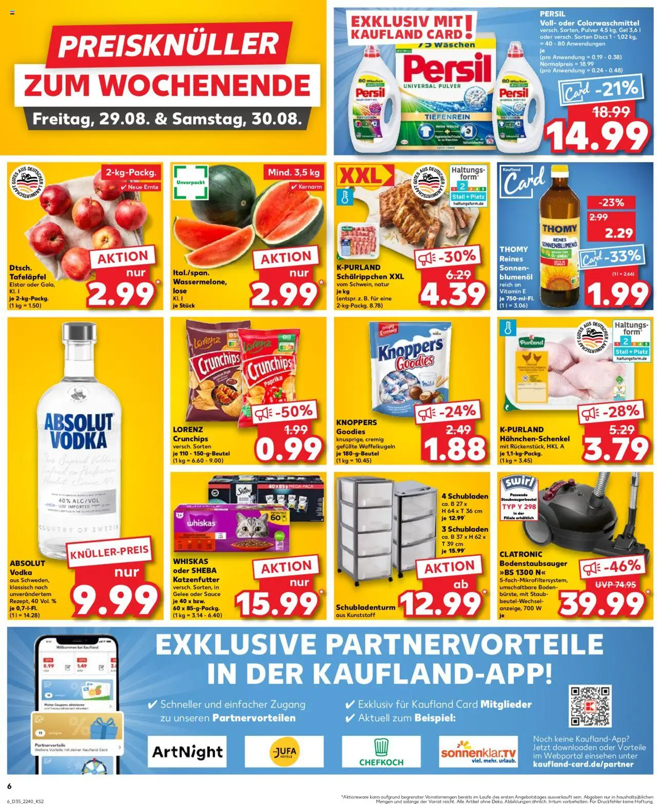 Kaufland prospekt Stuttgart	 - gültig ab dem 28.08.2025 | Seite: 6 | Produkte: Paprika, Knoppers, Wassermelone, Lorenz crunchips
