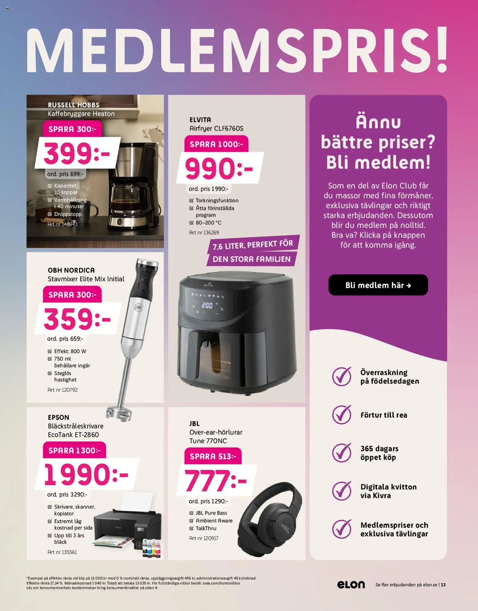Elon reklamblad aktuell från 23.03.2026 | Sida: 13