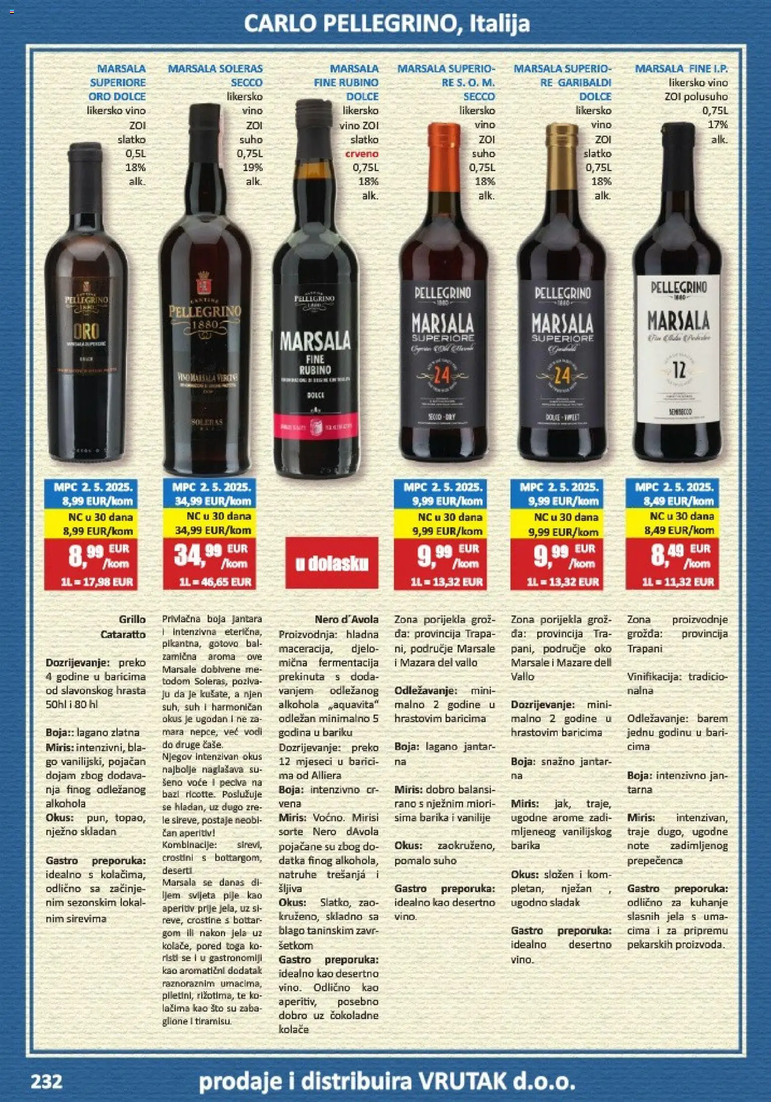Vrutak katalog | vrijedi od 01.11.2025 | Stranica: 232 | Proizvodi: Aperitiv, Miris, Vino, Šljiva