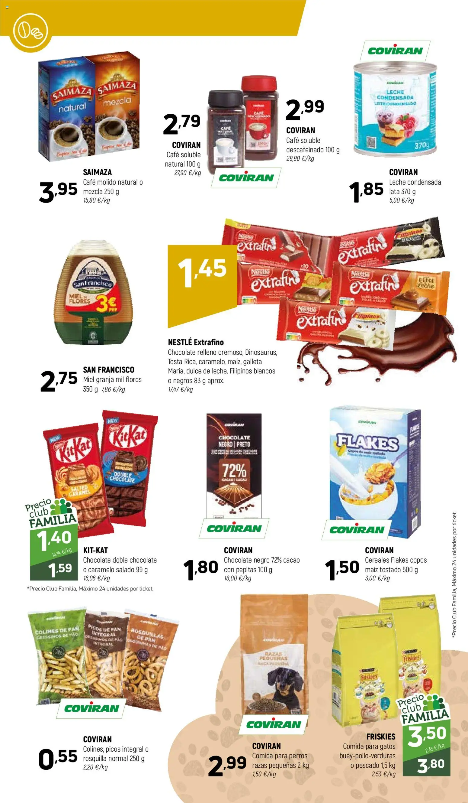 Coviran - Badajoz │ válido desde el 24.02.2026 | Página: 10 | Productos: Leche, Pescado, Cereales, Copos