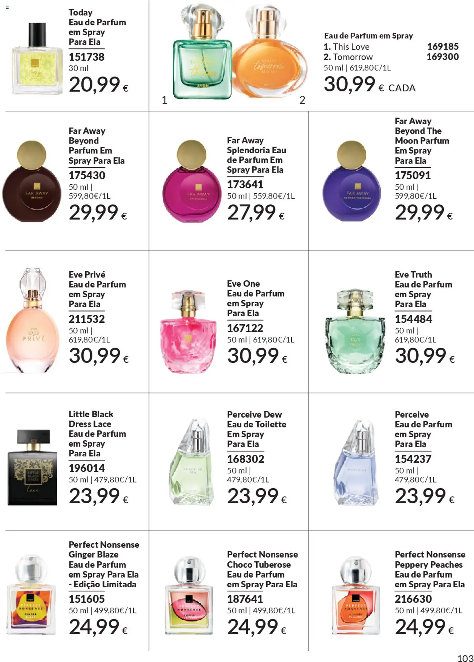 Catálogo Avon Campanha 1 │ válido de 01.01.2026 | Página: 103 | Produtos: Eau de toilette