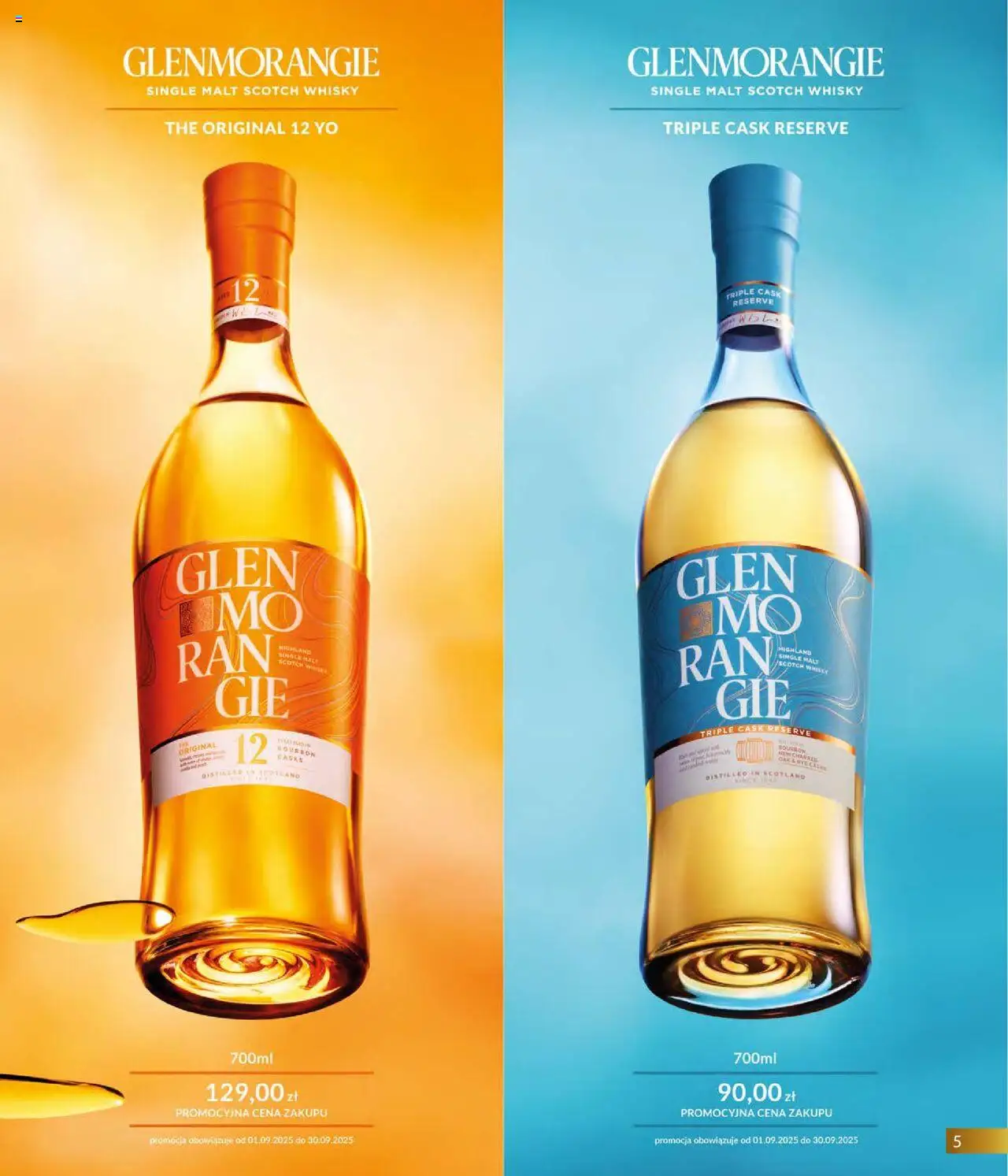 Eurocash Gazetka - Horeca od 01.09.2025 | Strona: 5 | Produkty: Whisky Single Malt, Whisky