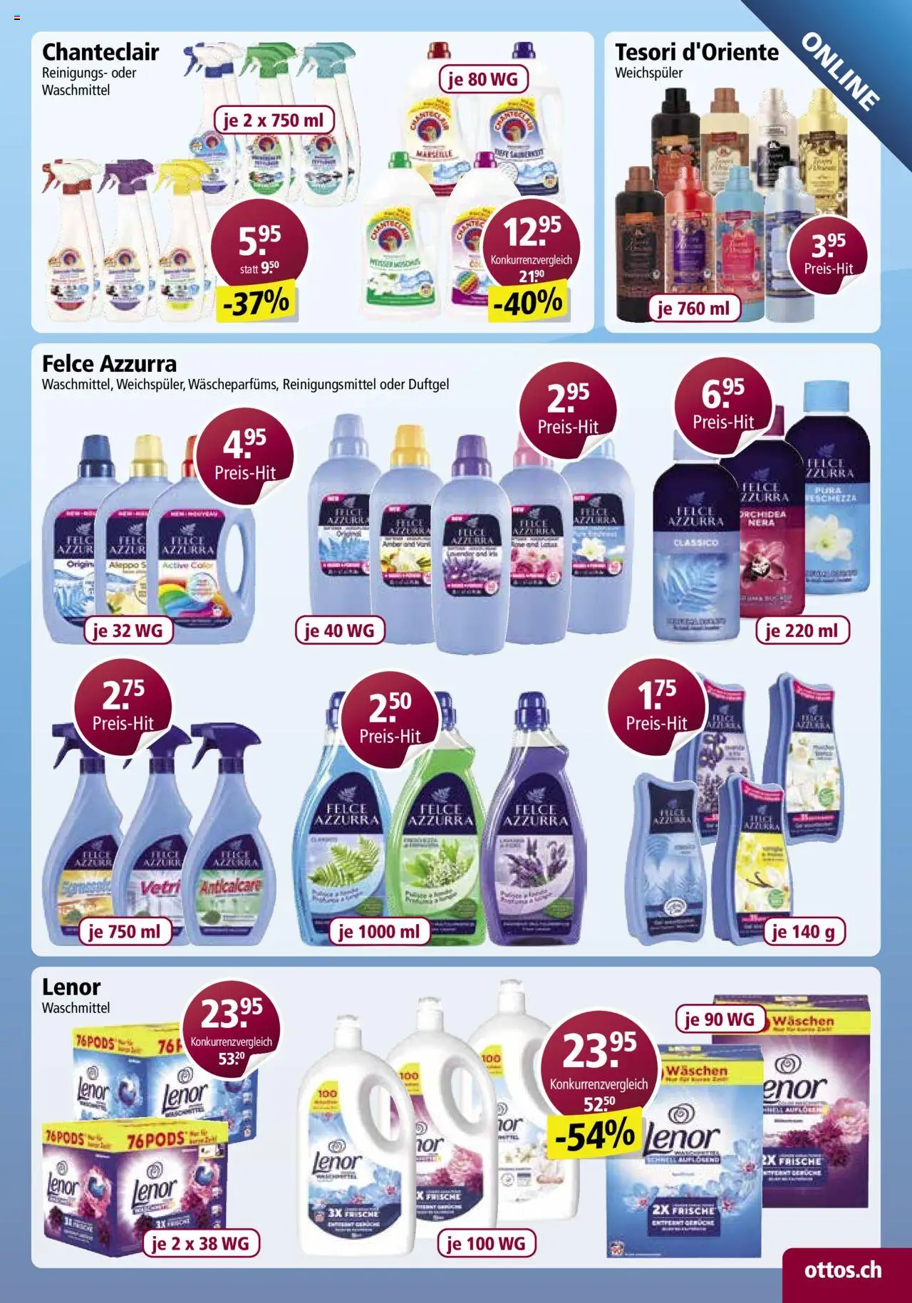 Otto's Aktionen Online – gültig ab 11.10.2025 | Seite: 39 | Produkte: Weichspüler, Waschmittel