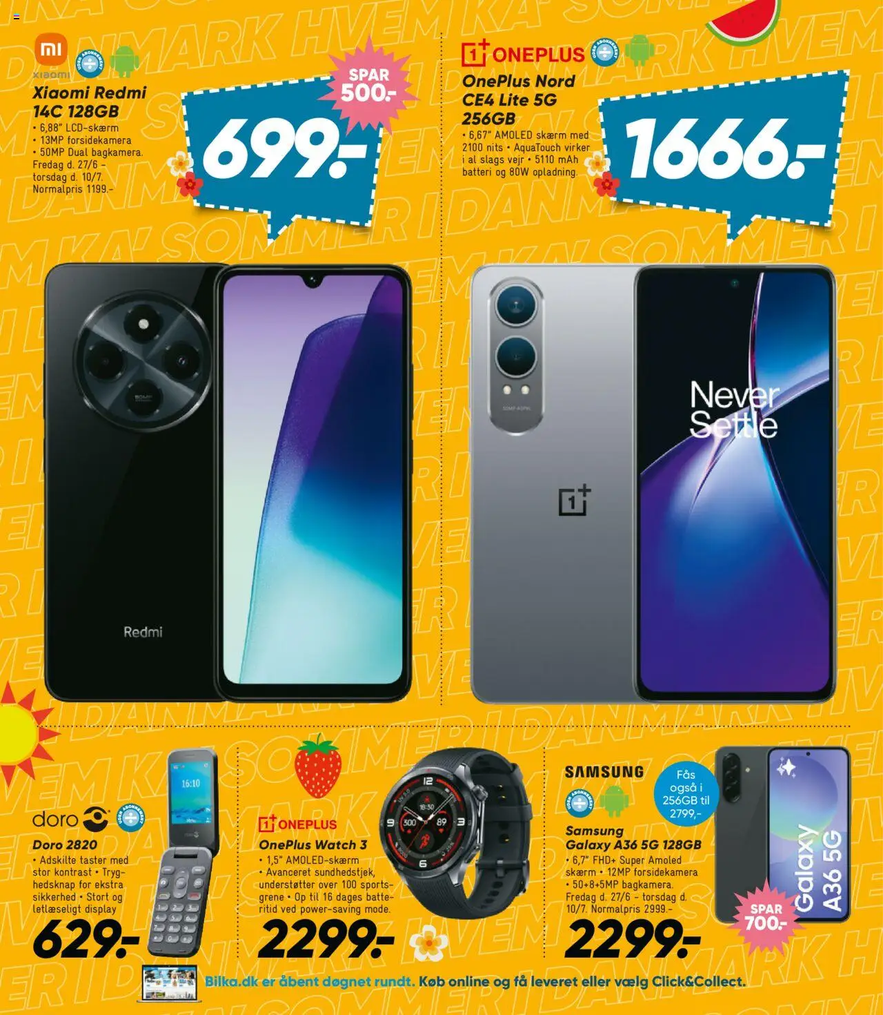 Bilka Tilbudsavis gyldig fra 27.06.2025 | Side: 18 | Produkter: Skærm, Smartphone, Batteri, Smartwatch