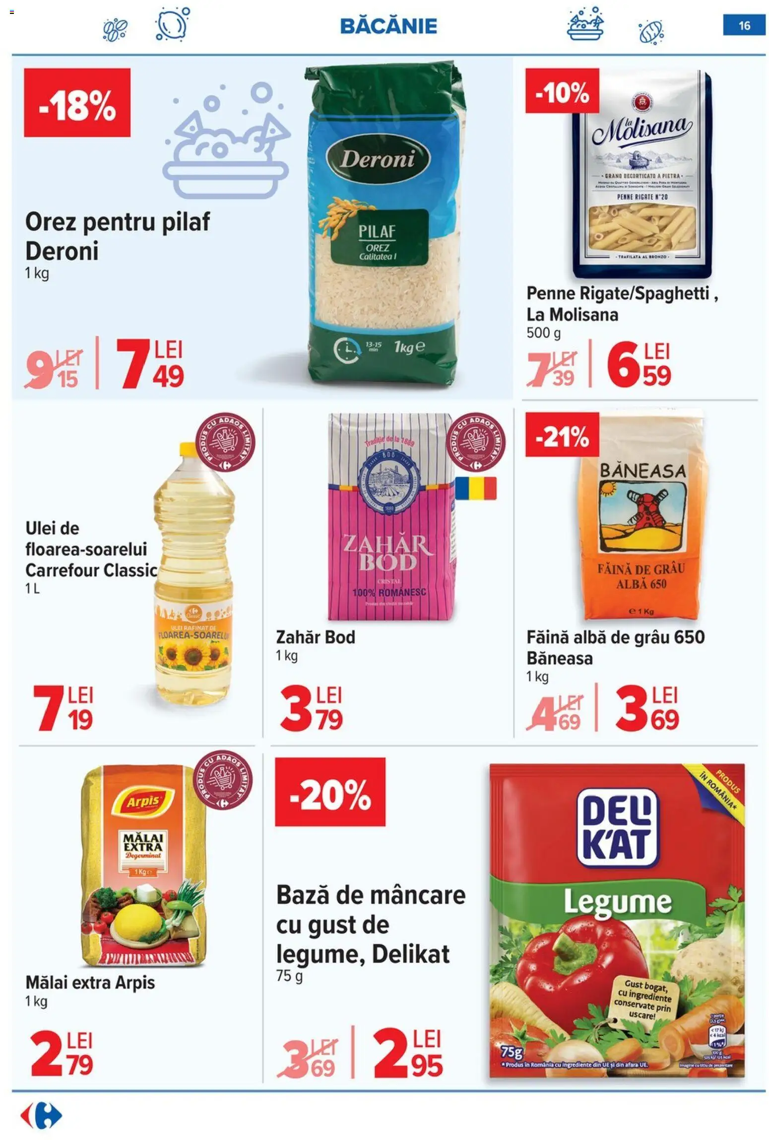 Noul catalog Carrefour – valabil de la 14.01.2026 | Pagină: 17 | Produse: Şerit ödül, Cașcaval, Biscuiți, Apă