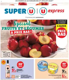 U Express - Prévisualisation de U Express - Spécial fruit et légumes à prix bas ! valide à partir de 22.07.2025