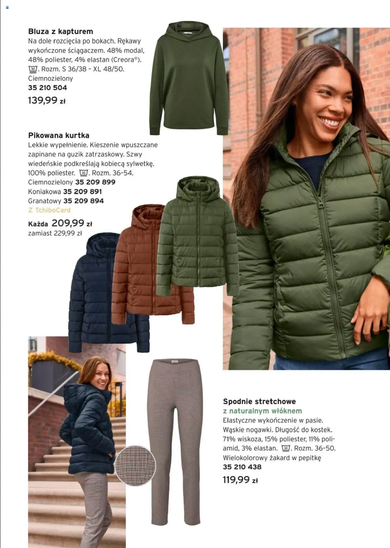 Tchibo promocje od 23.09.2025 | Strona: 10 | Produkty: Bluza z kapturem, Kurtka, Spodnie