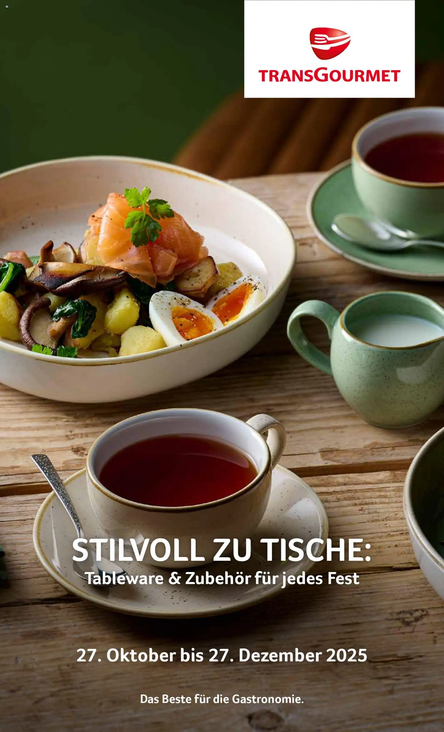 Transgourmet Stilvoll zu Tische gültig ab 27.10.2025 | Seite: 1