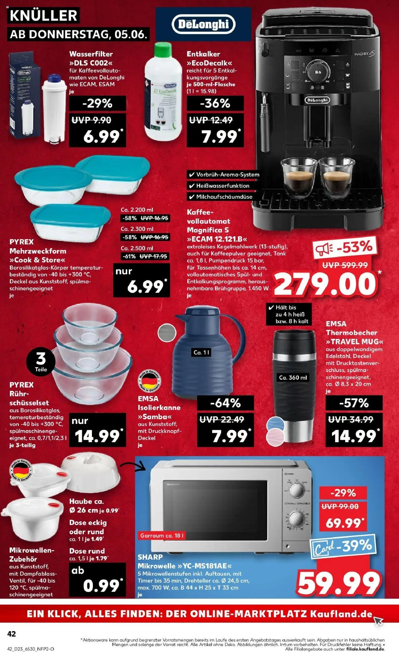 Kaufland prospekt Pasewalk	 - gültig ab dem 09.06.2025 | Seite: 57 | Produkte: Mikrowelle, Kaffee