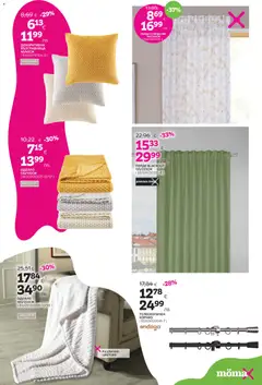 Преглед на Mömax брошура - Офертите са валидни от 29.12.2025 | Страница: 16 | Продукти: Перде, Корниз, Възглавница, Одеяло