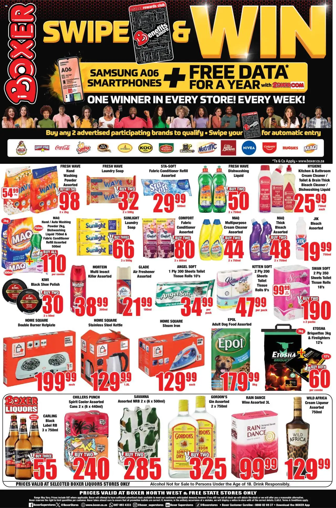 New Boxer catalogue – valid from 22.09.2025 | Page: 12 | Products: Air freshener, Wine, Stock, Dishwashing liquid