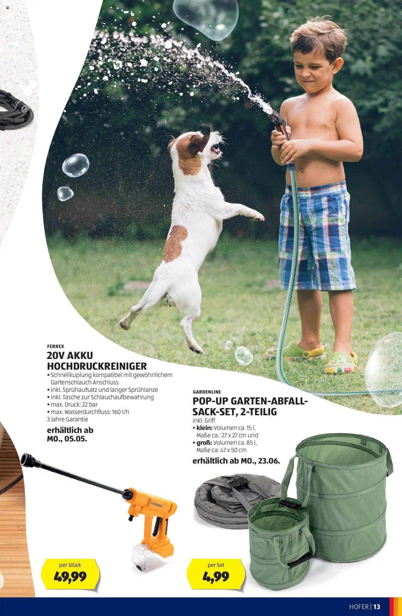 Hofer Frühjahr-/Sommerkatalog gültig ab 30.04.2025 | Seite: 13