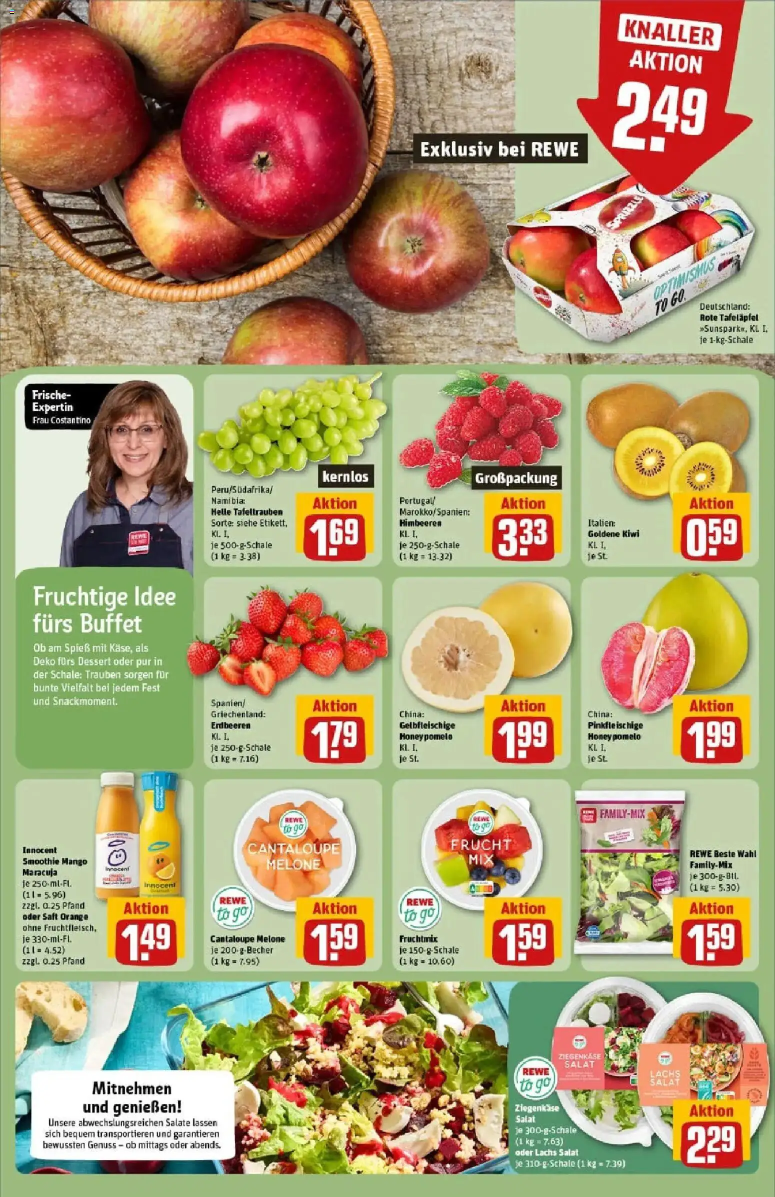 Rewe prospekt Zülpich	 – gültig ab 11.01.2026 | Seite: 6 | Produkte: Lachs, Mango, Melone, Salat