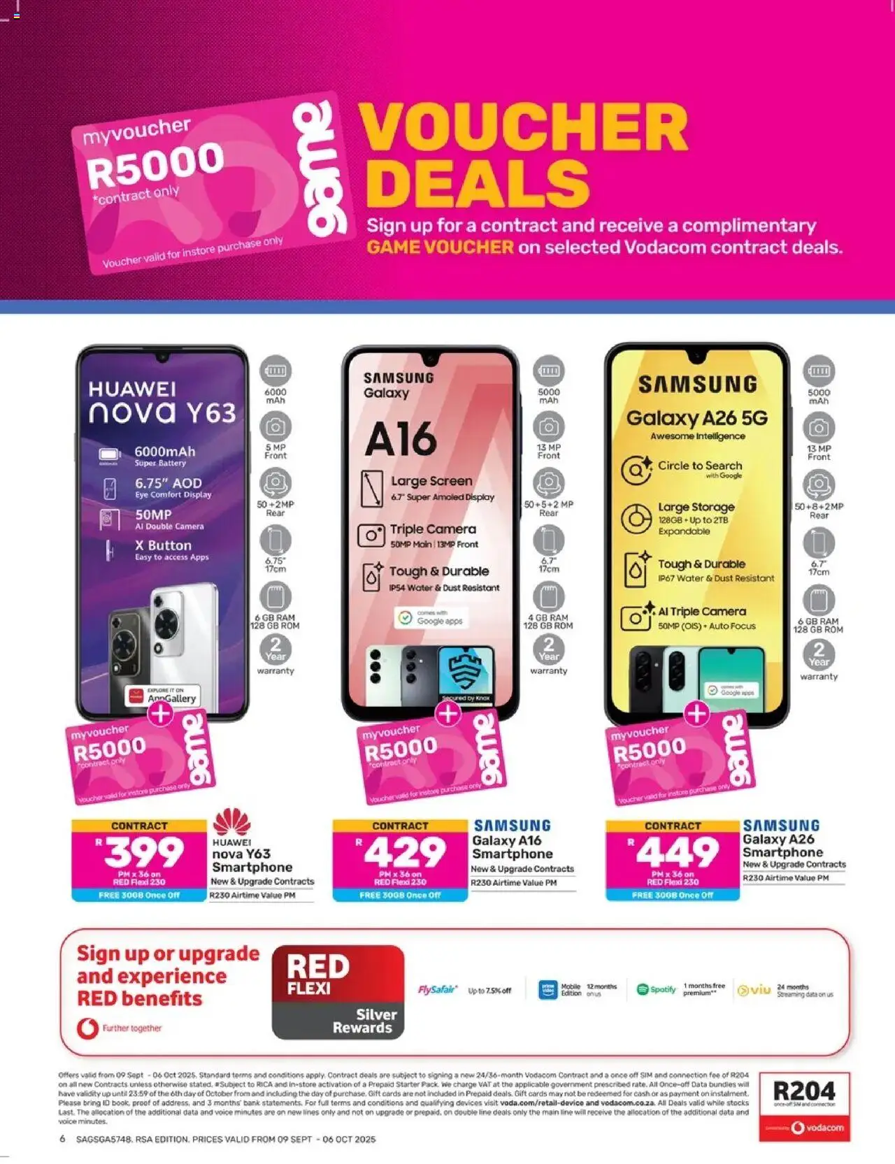 New Game catalogue – valid from 09.09.2025 | Page: 6 | Products: Data, Smartphone, Camera, Battery