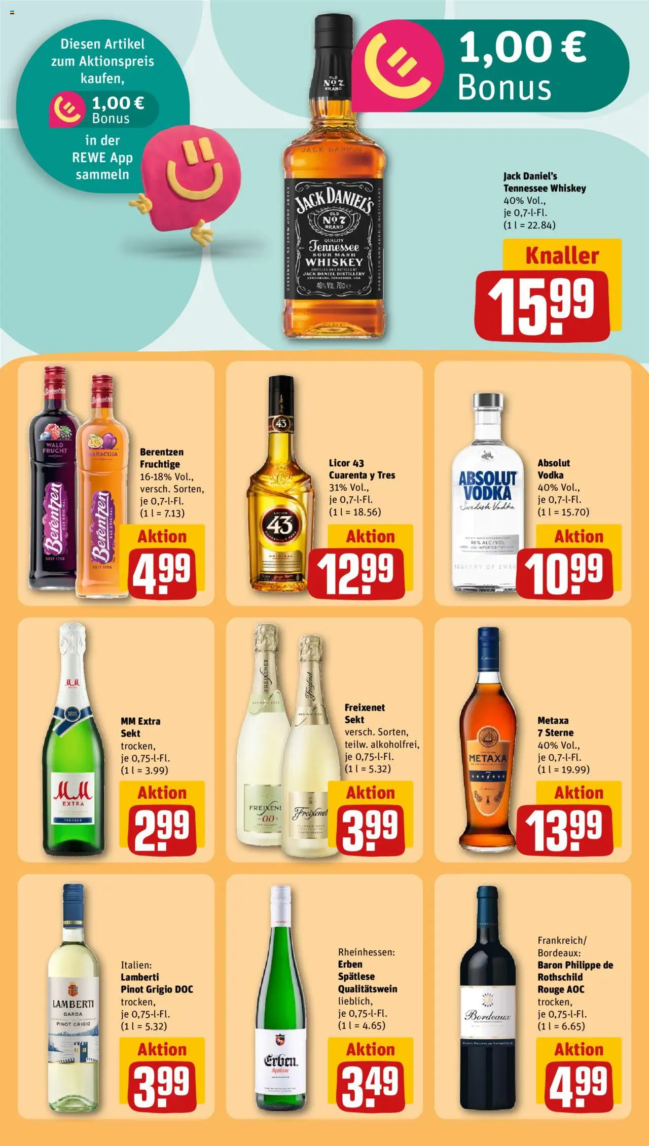 Rewe ihr Kaufpark Prospekt 	 – gültig ab 20.10.2025 | Seite: 21 | Produkte: Freixenet, Rouge, Metaxa, Vodka