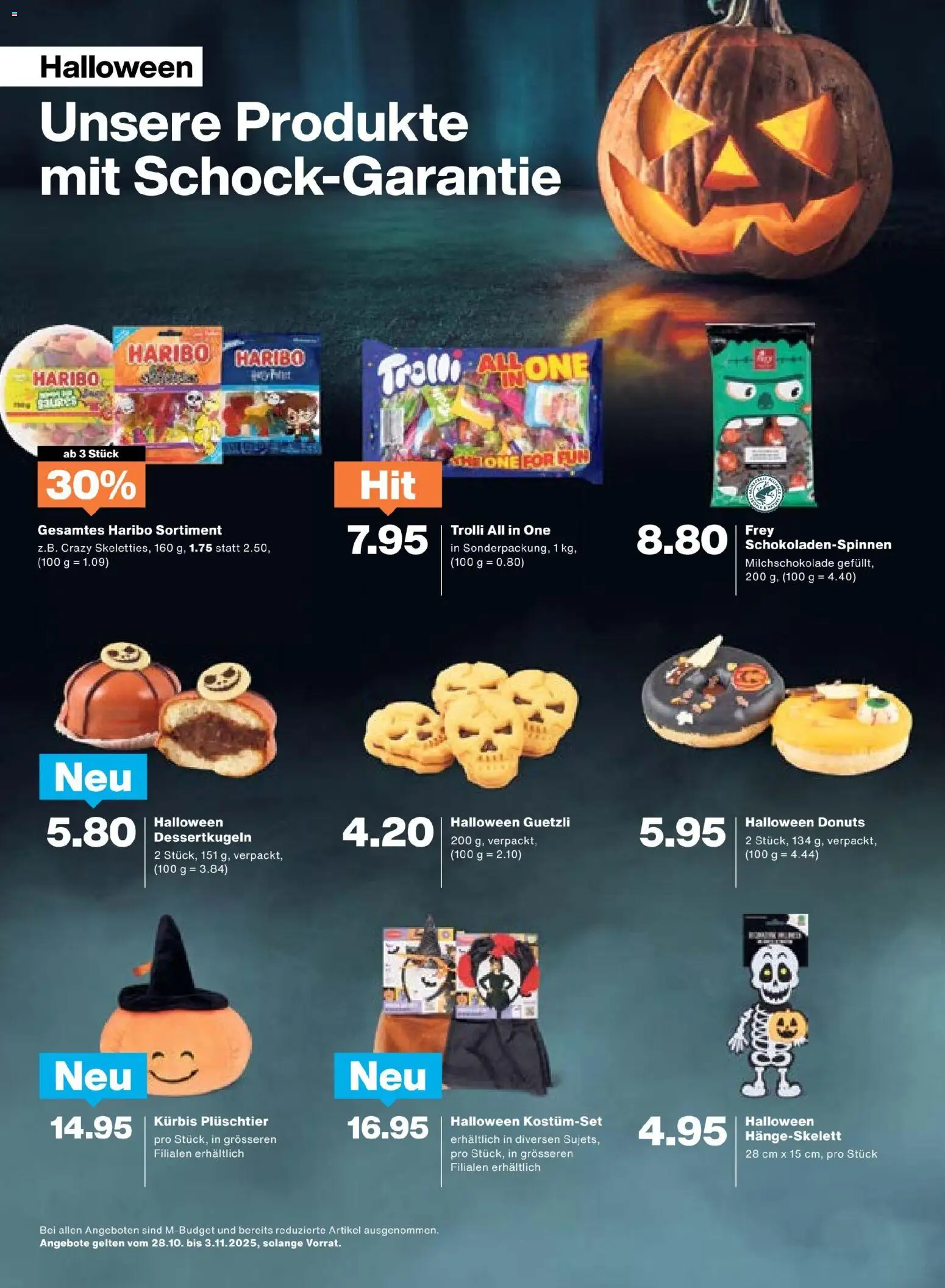 Migros Aktionen – gültig ab 28.10.2025 | Seite: 16 | Produkte: Donuts, Kürbis