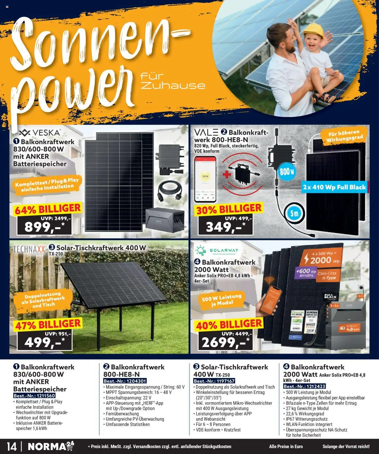 Norma - Bestellmagazin August 2025 - gültig ab dem 01.08.2025 | Seite: 14 | Produkte: Gewicht, String, Tisch, Batterie
