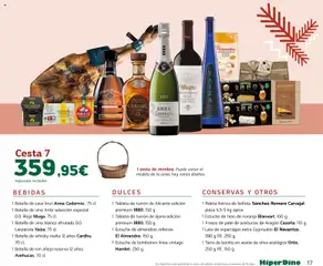 Vista previa HiperDino - Catálogo Lotes y Cestas válido desde el 10.11.2025 | Página: 17 | Productos: Ron, Vino, Νερό καρύδας, Tableta