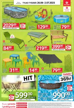 Selgros cash&carry Gazetka - Jeszcze więcej super promocji od 26.06.2025 | Strona: 11 | Produkty: Ławka drewniana, Leżak, Basen, Krzesło