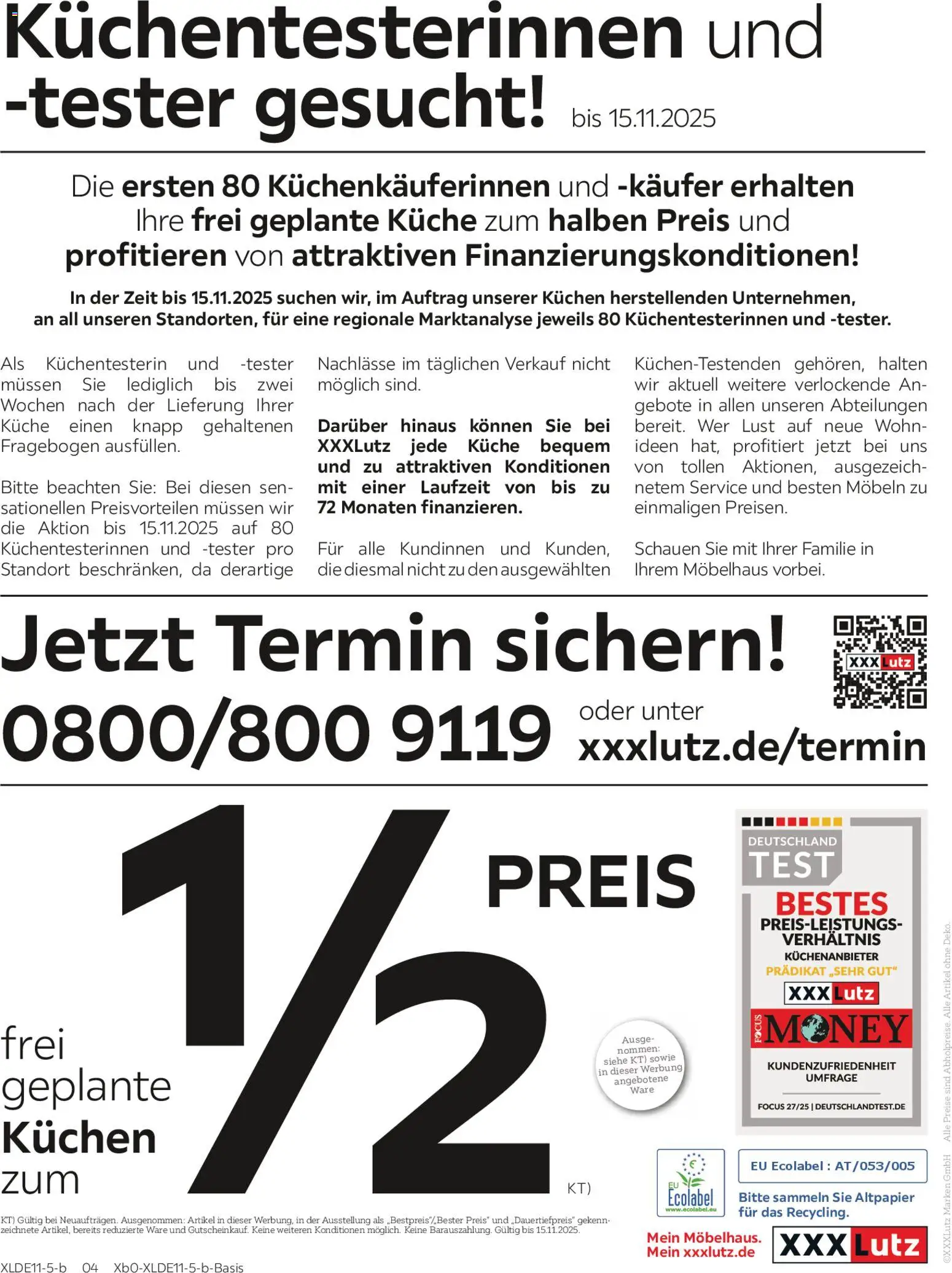 XXXL Lutz Mega Tage – gültig ab 02.11.2025 | Seite: 4 | Produkte: Küche, Kuchen