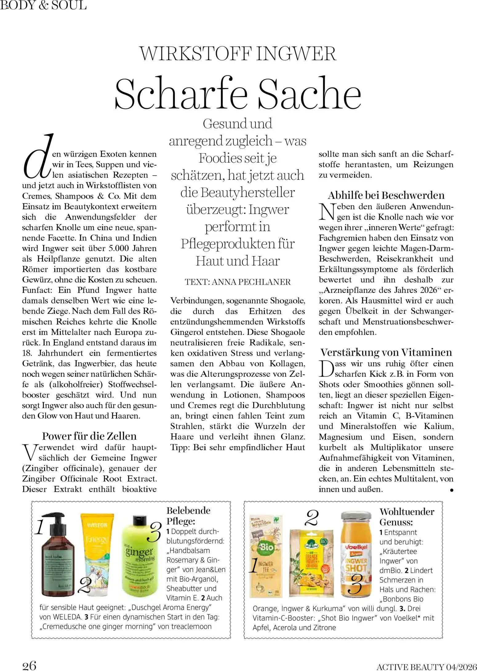 dm drogerie markt Active Beauty Magazin 04/2026 gültig ab 01.04.2026 | Seite: 26