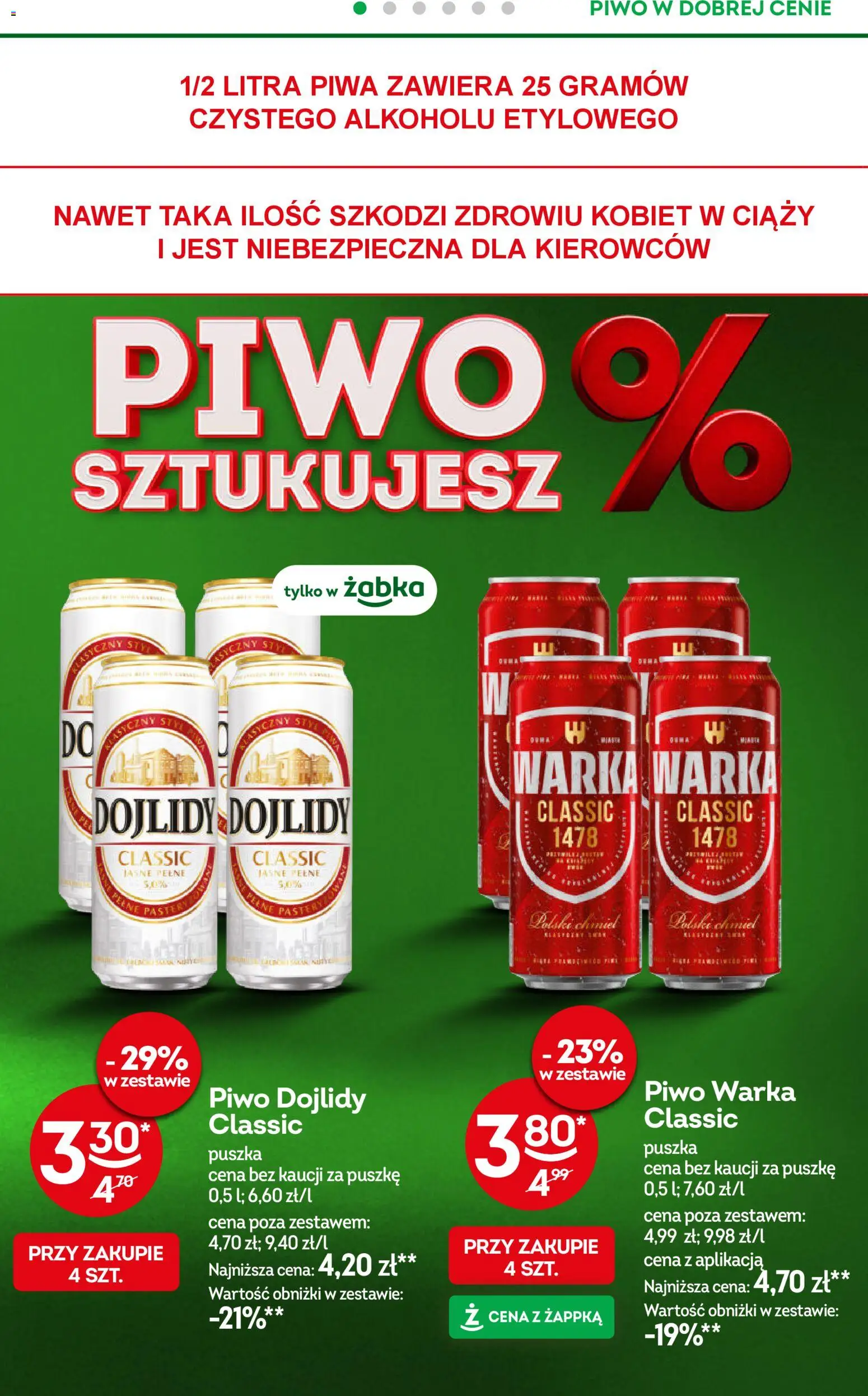 Żabka Gazetka od 28.01.2026 | Strona: 38 | Produkty: Warka, Piwo Warka, Piwo