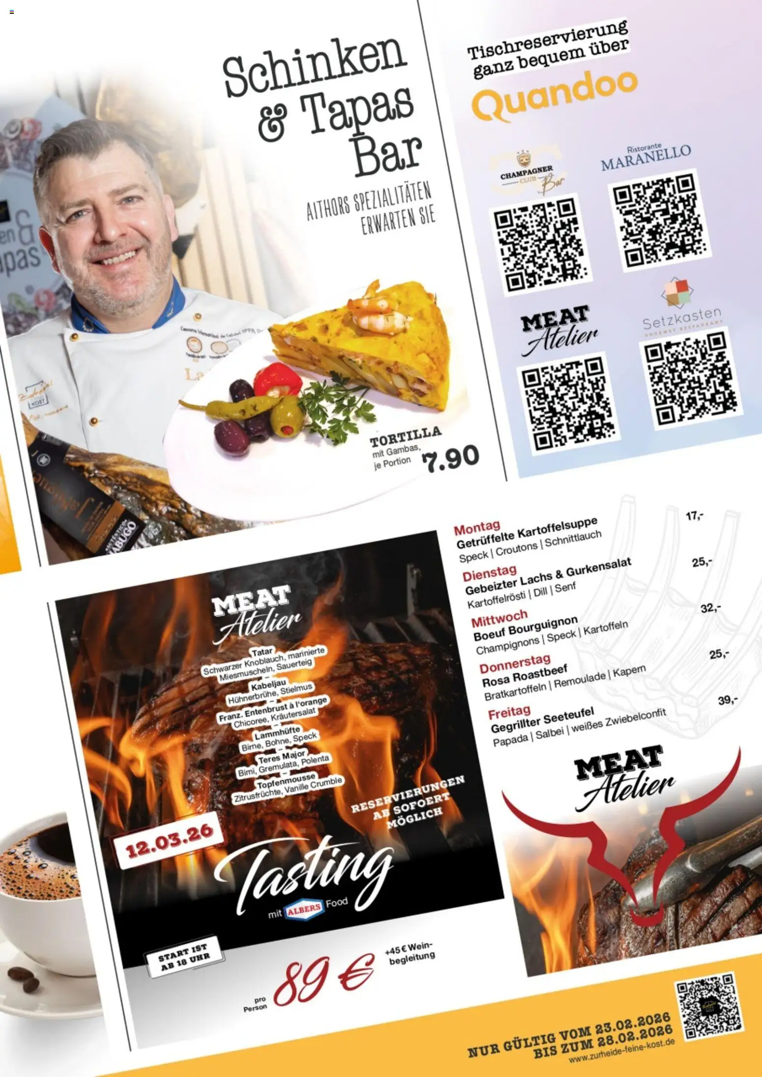 Edeka Zurheide Prospekt 	 – gültig ab 23.02.2026 | Seite: 7 | Produkte: Roastbeef, Kartoffeln, Schinken, Wein