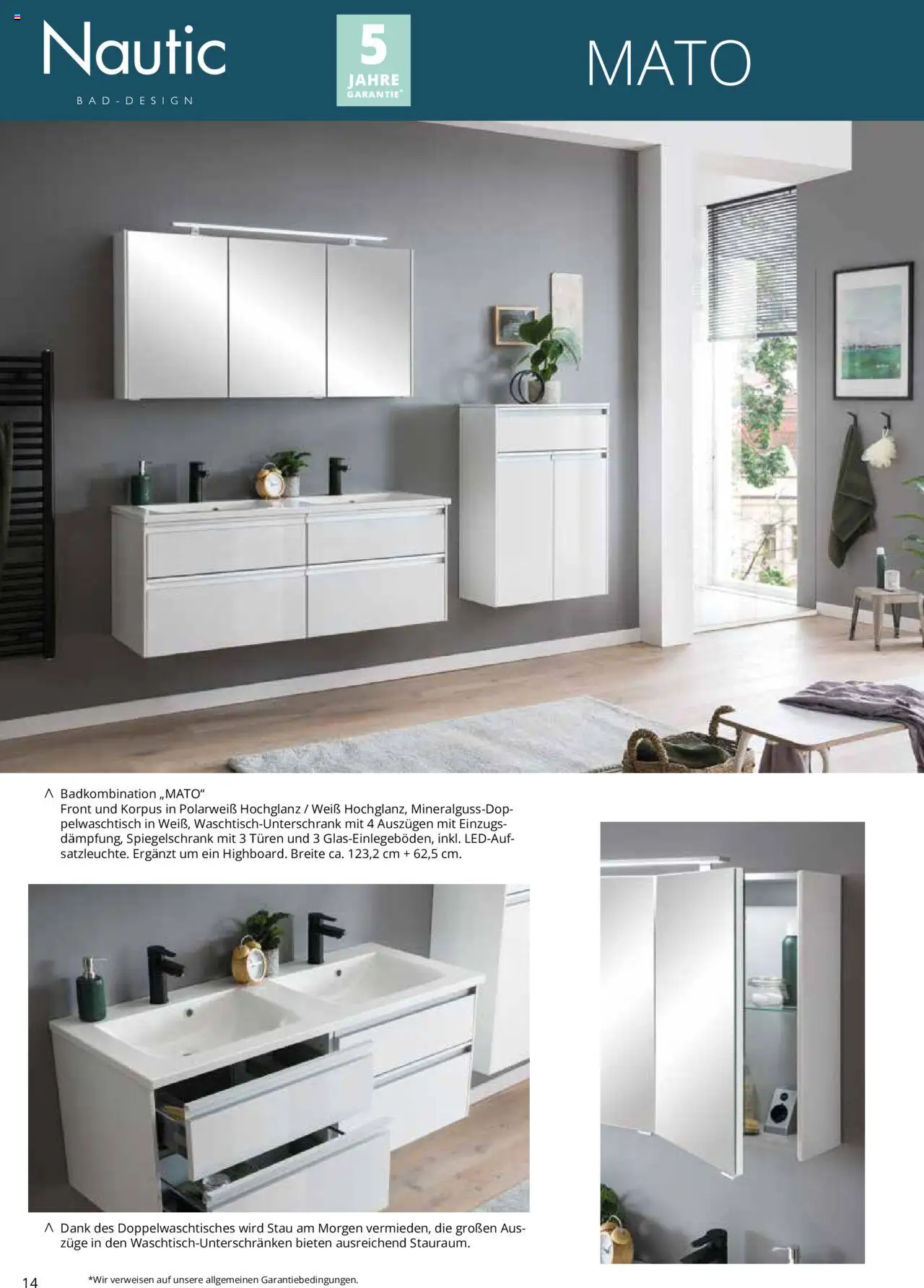 Hammer Zuhause Nautic Badmoebel - gültig ab dem 01.01.2024 | Seite: 14 | Produkte: Bad, Spiegelschrank
