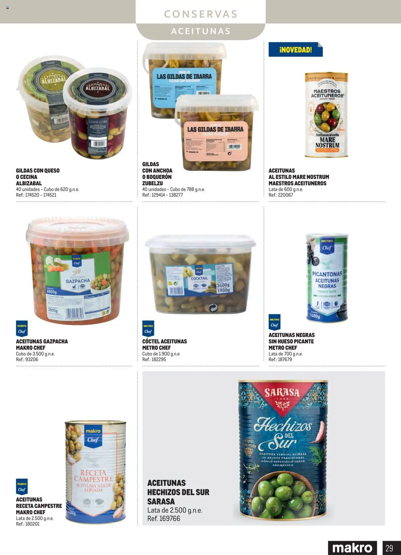 Makro - Despensa Canarias │ válido desde el 04.03.2025 | Página: 29 | Productos: Queso, Anchoa
