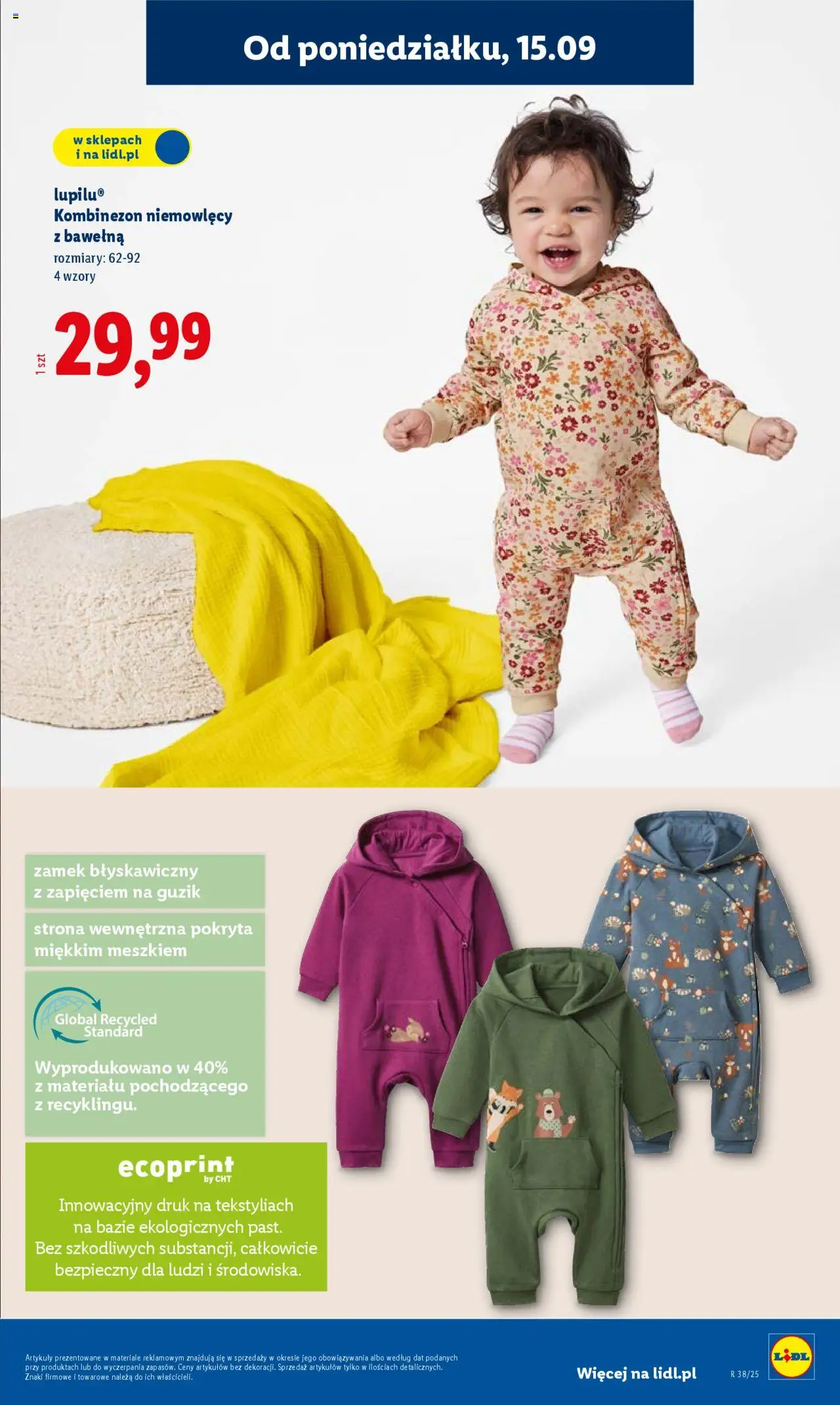 Lidl Katalog od 15.09.2025 | Strona: 25 | Produkty: Kombinezon