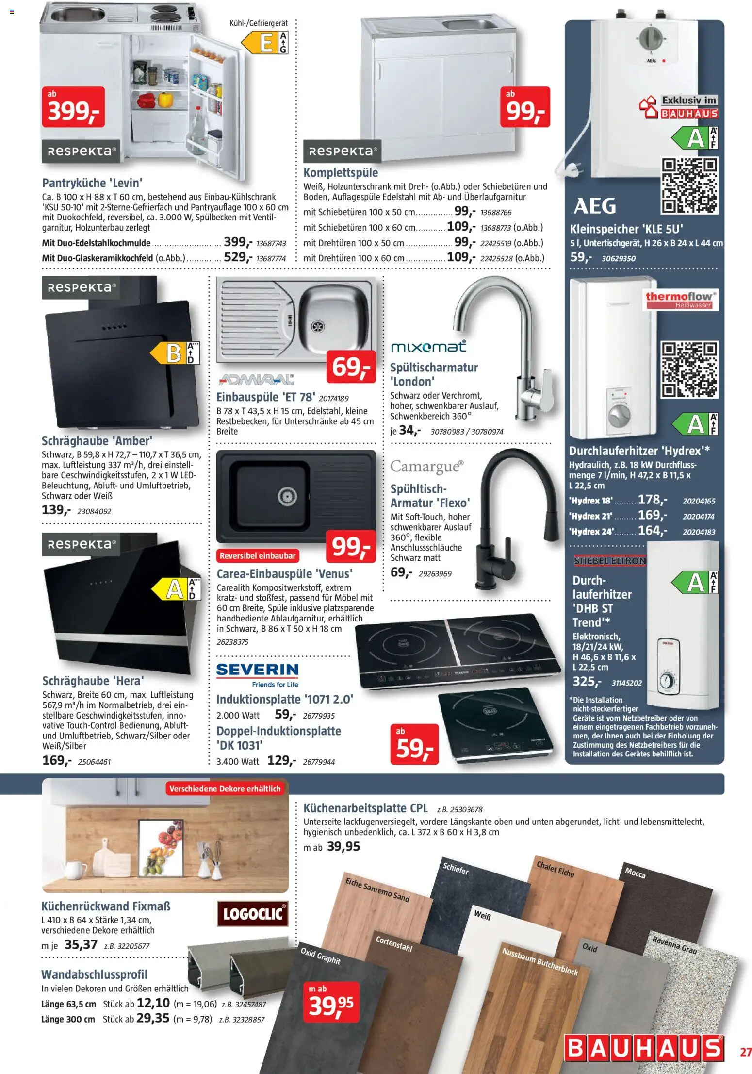 Bauhaus Prospekt 	 – gültig ab 29.11.2025 | Seite: 27 | Produkte: Armatur