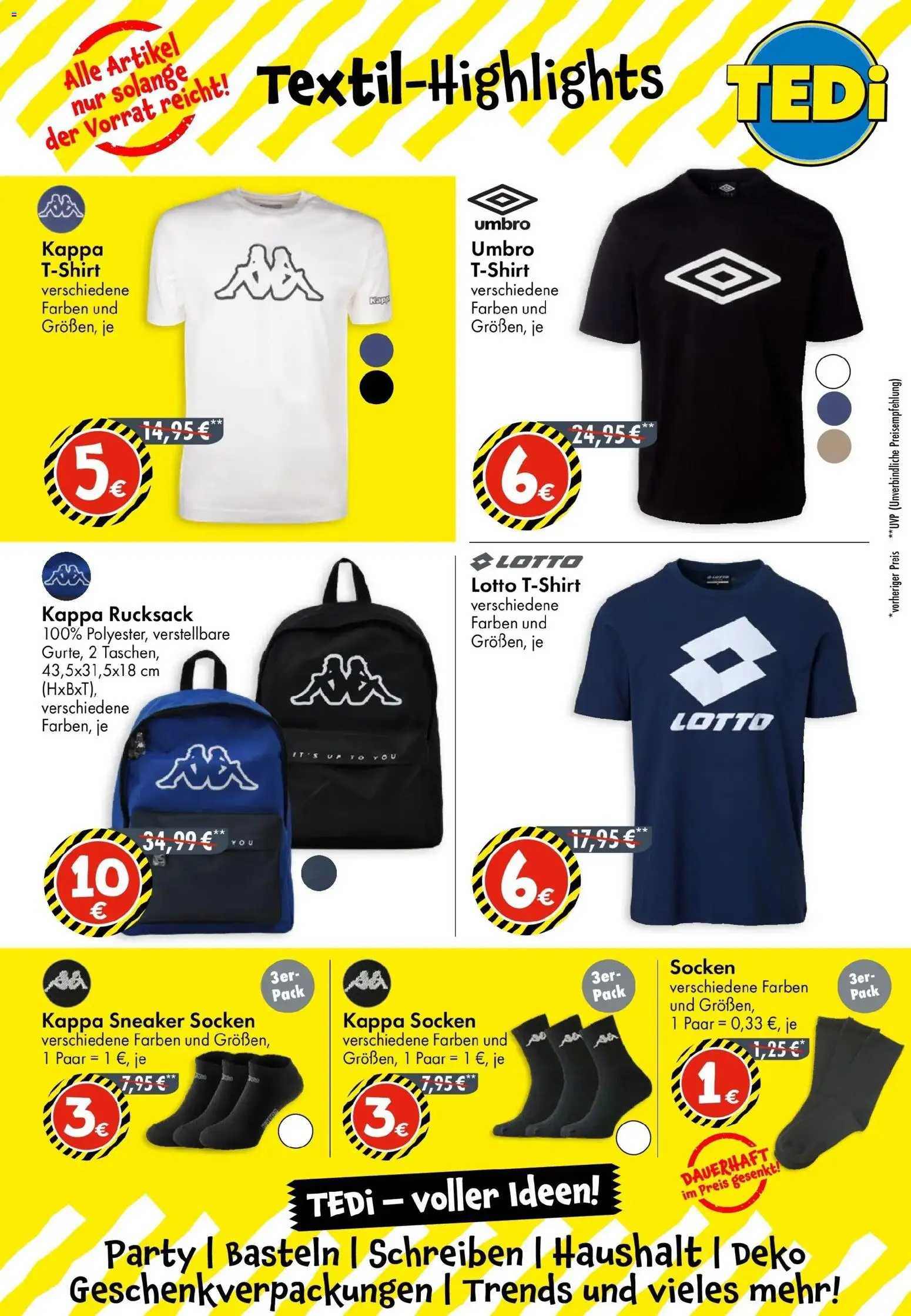 TEDi - TEDi Neueröffnung Falkenstein – gültig ab 08.01.2026 | Seite: 2 | Produkte: Socken, Rucksack
