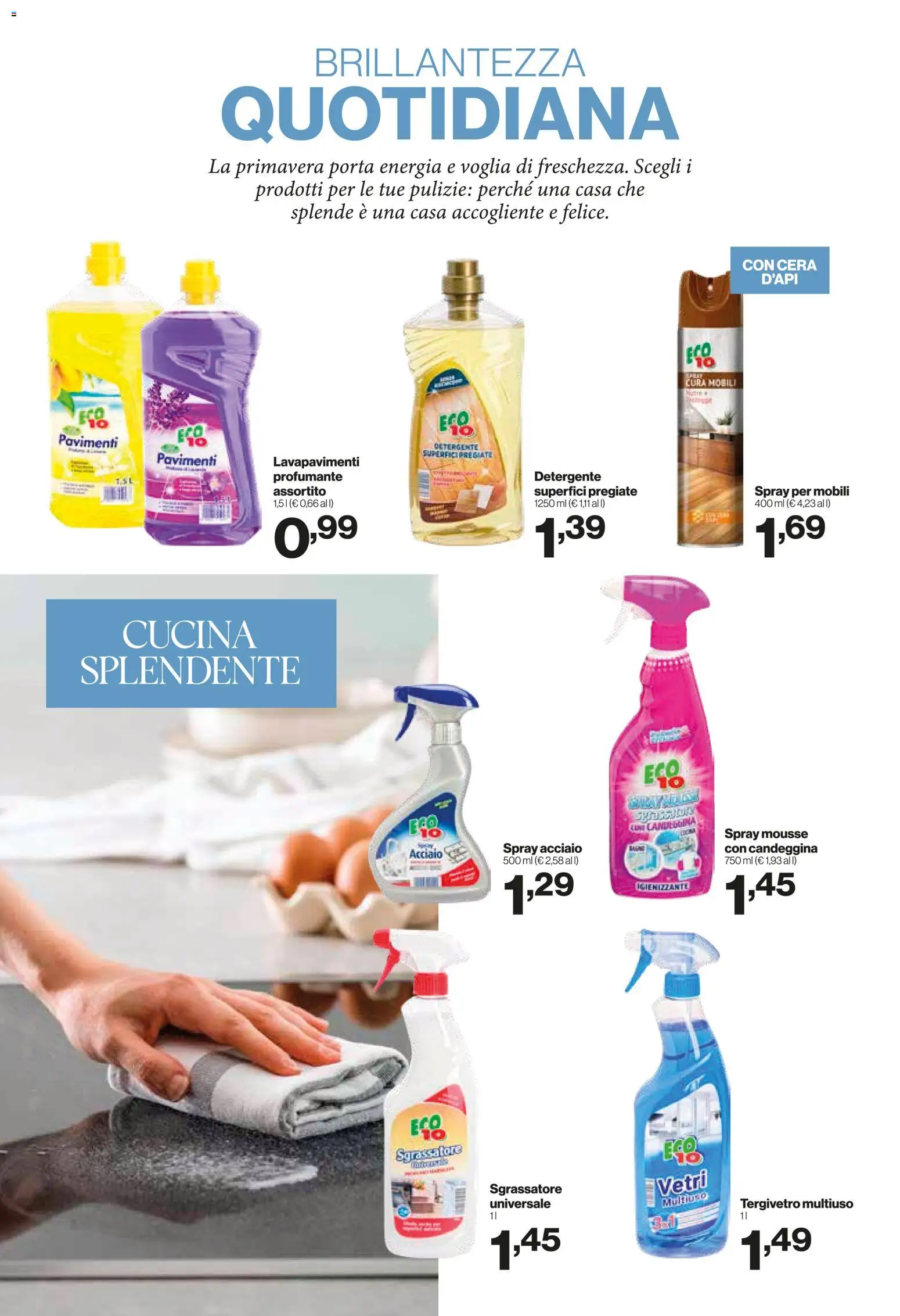 Volantino IN's del 11.03.2026 | Pagina: 14 | Prodotti: Detergente, Candeggina, Sgrassatore