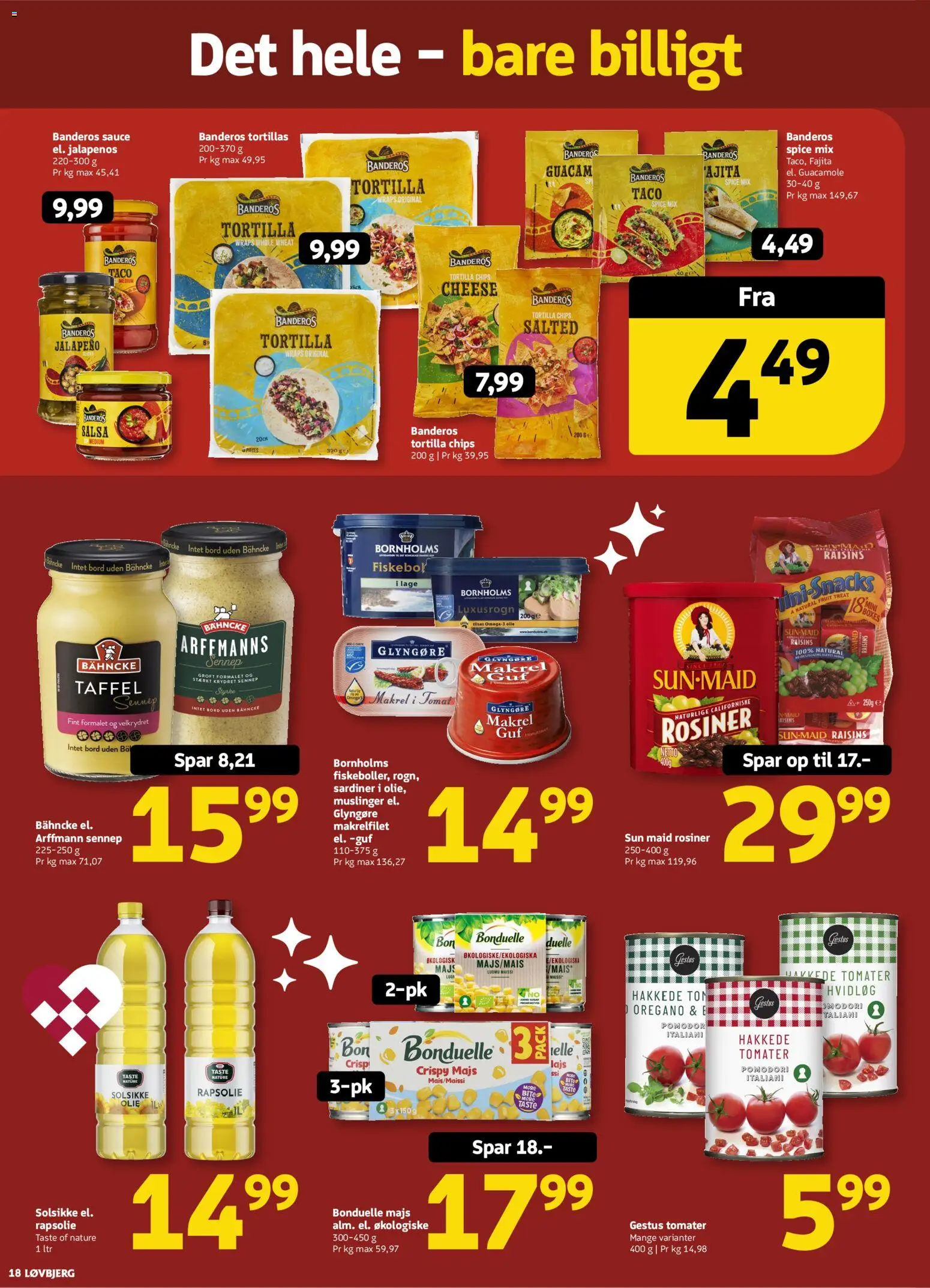 Løvbjerg tilbudsavis – gyldig fra 19.12.2025 | Side: 20 | Produkter: Tomater, Chips, Hvidløg, Taco