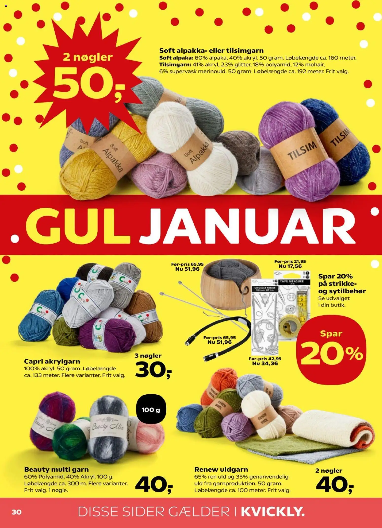 Kvickly tilbudsavis – gyldig fra 16.01.2026 | Side: 30