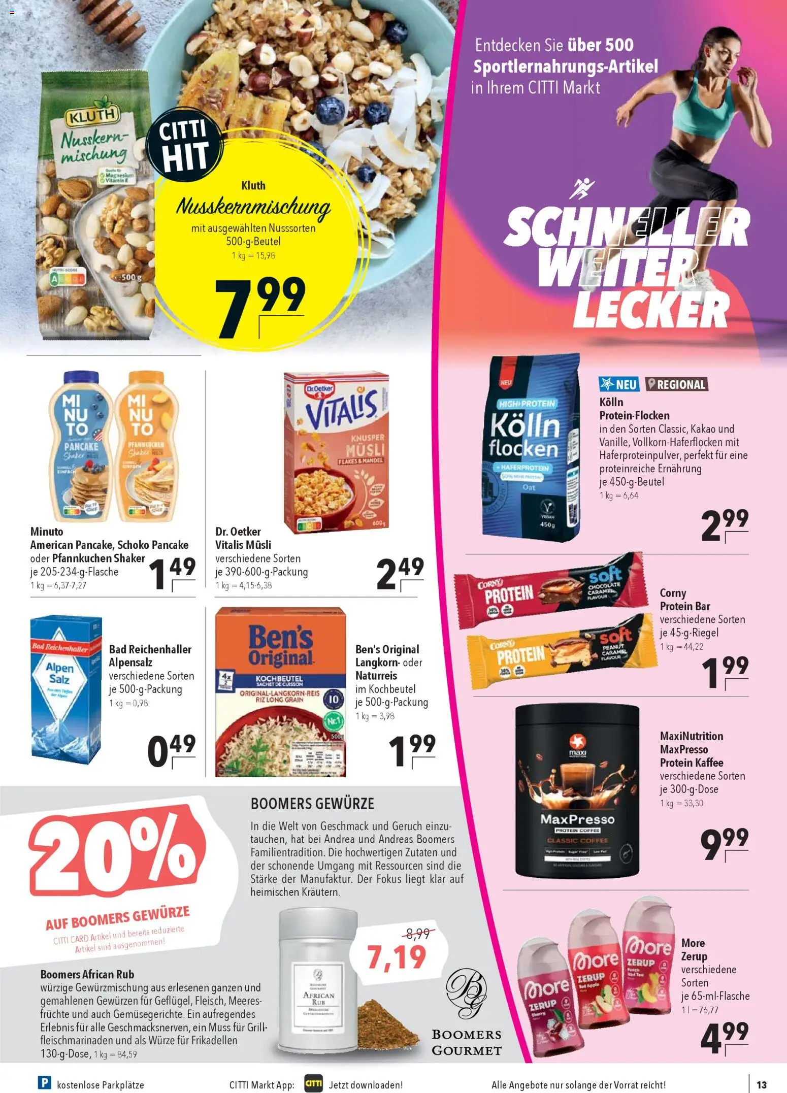 CITTI Markt Prospekt 	 – gültig ab 29.10.2025 | Seite: 13 | Produkte: Grill, Gewürze, Salz, Flocken