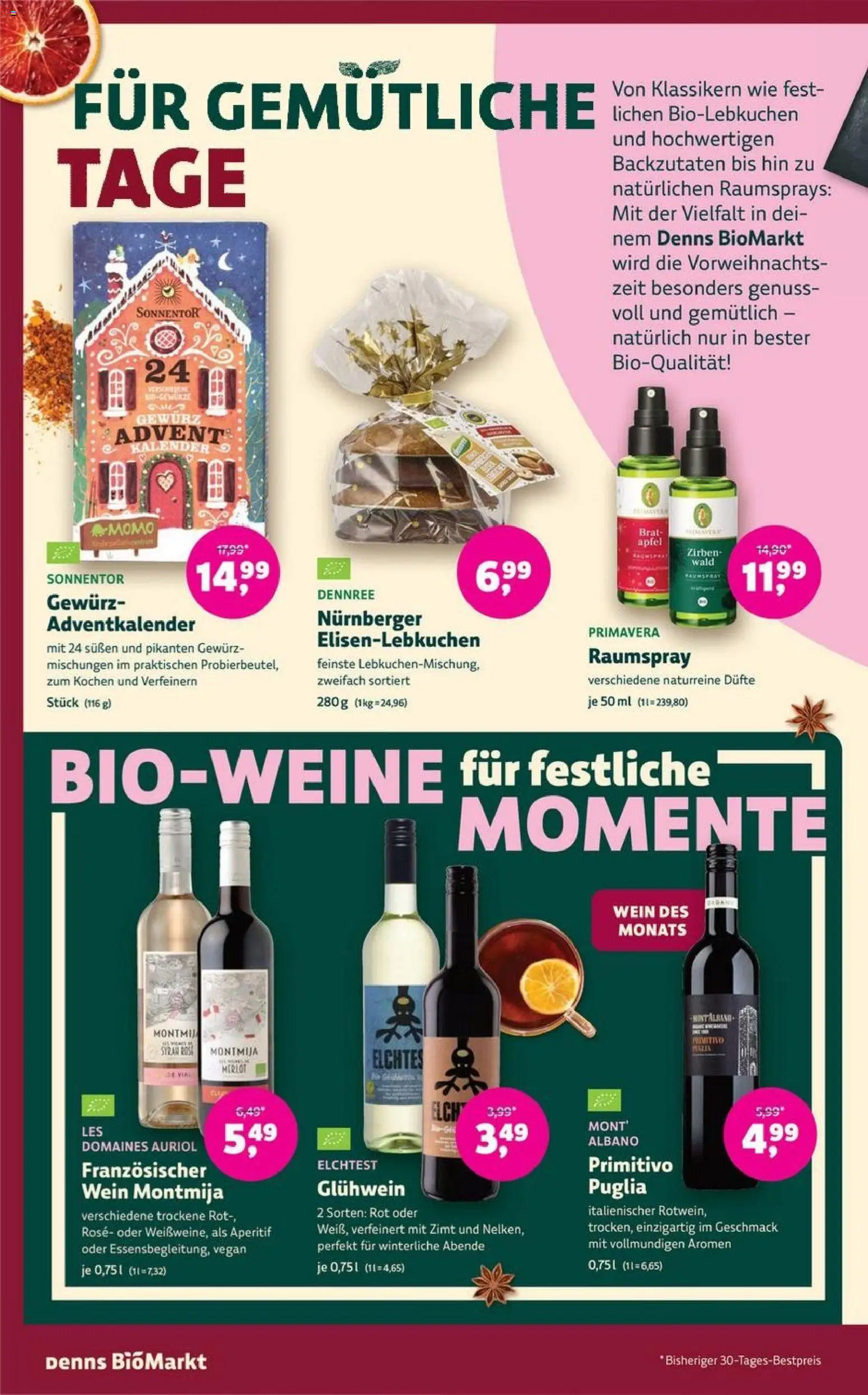 Denns BioMarkt Angebote – gültig ab 05.11.2025 | Seite: 2 | Produkte: Äpfel, Wein