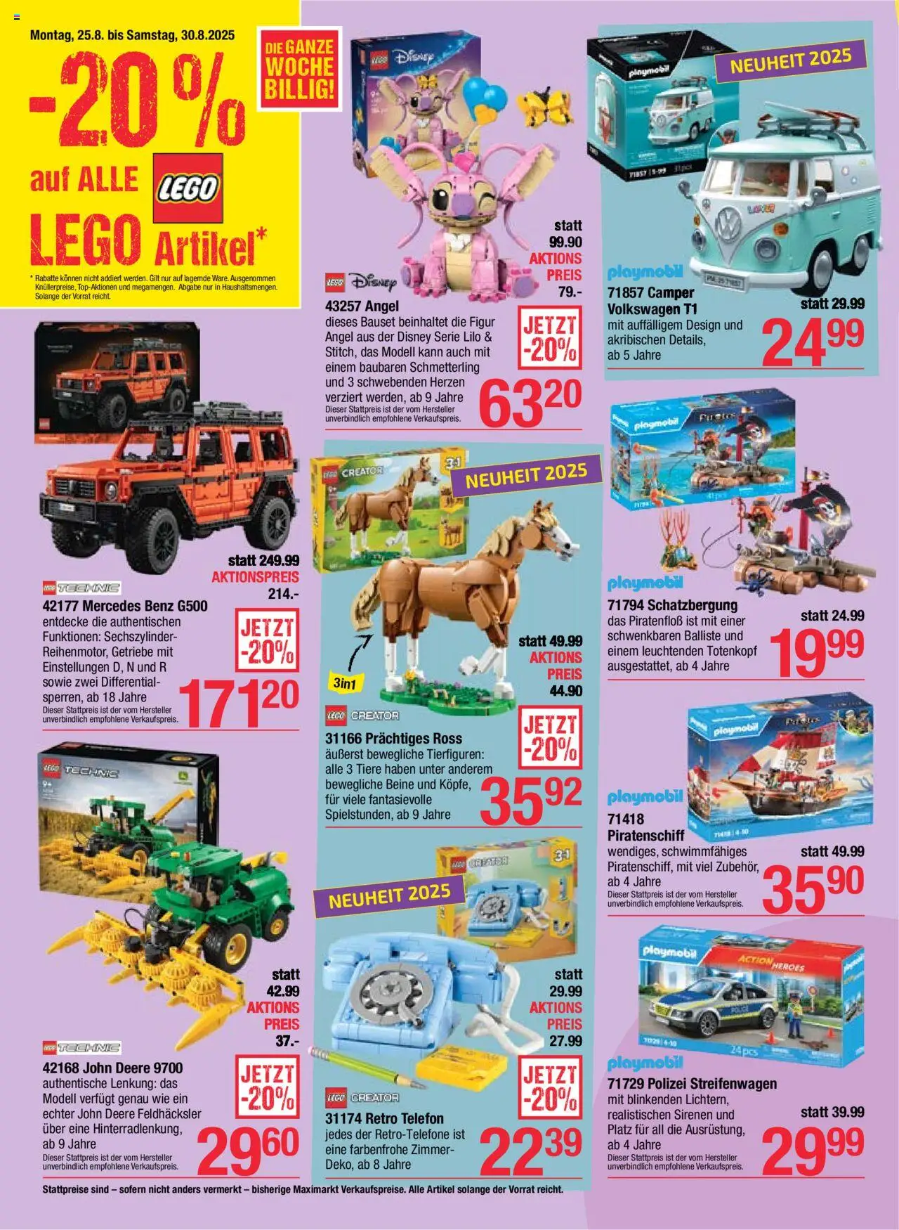 Maximarkt Flugblatt gültig ab 25.08.2025 | Seite: 26 | Produkte: Telefon