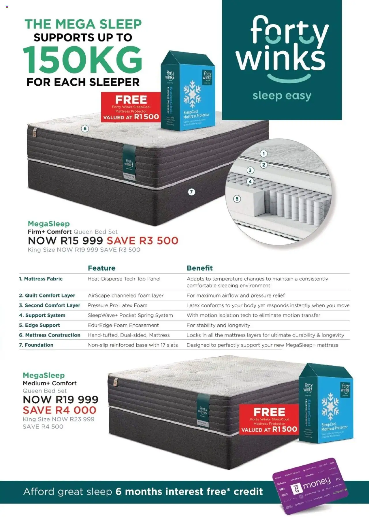 Dial-a-Bed - Forty Winks Up To 30% Off Catalogue │ valid from 25.08.2025 | Page: 15 | Products: Queen bed, Bed, Mattress, Foam