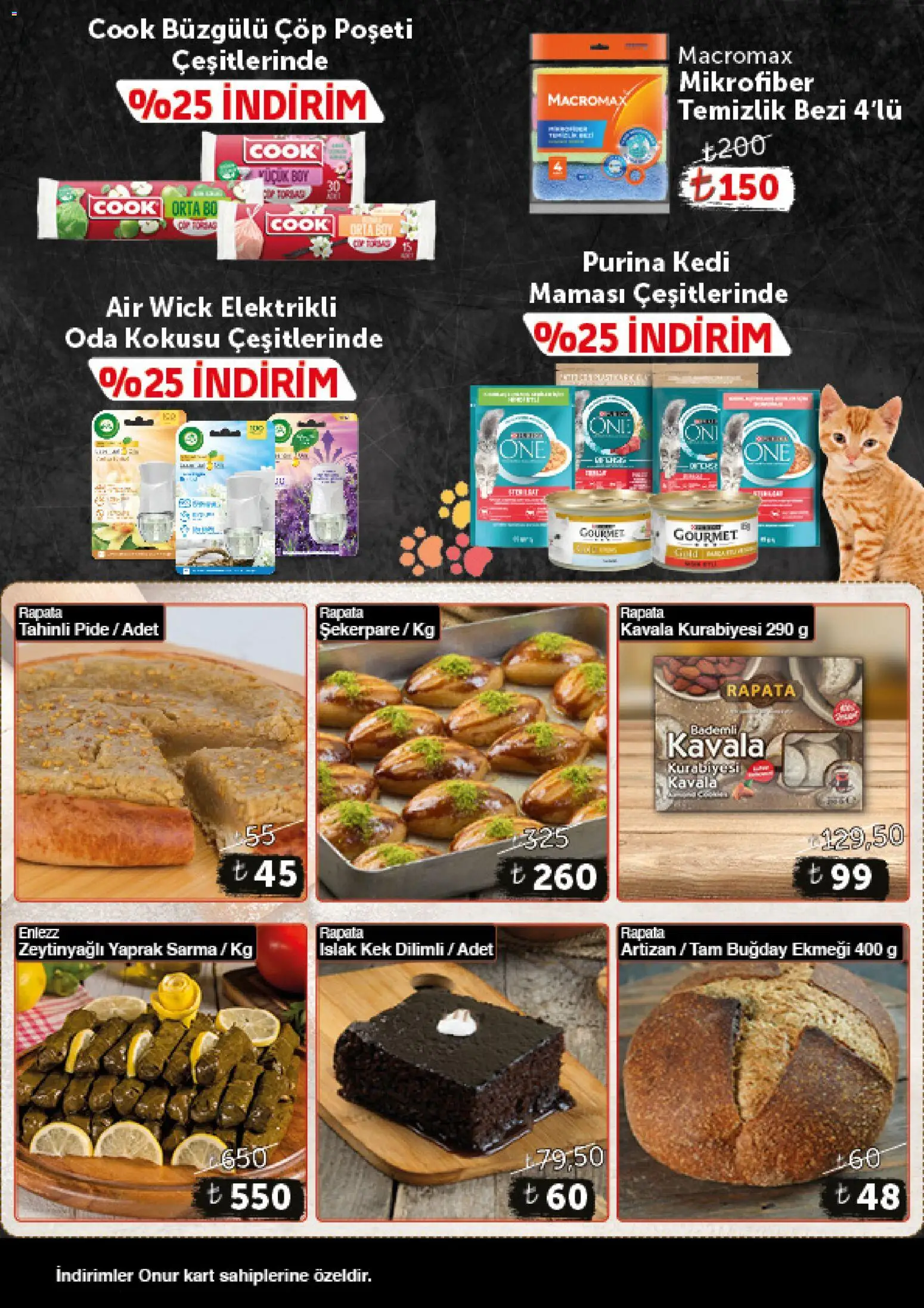 Onur Market - Katalog Gurme - 28.04.2026 tarihinden itibaren geçerlidir | Sayfa: 11 | Ürünler: Oda kokusu